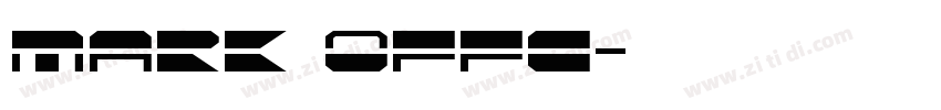 Mark Offc字体转换